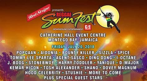 here s reggae sumfest 2018 artistes line up yardhype