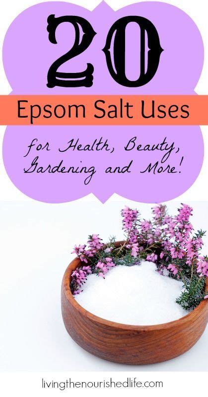 20 Epsom Salt Uses The Nourished Life Homemade Remedies Herbal Remedies Health Remedies