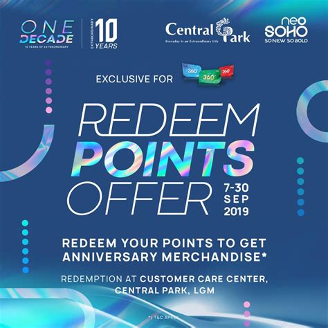 Redeem Points Offer 2019 Central Park Mall Jakarta