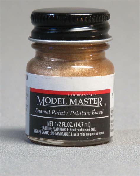 Testors Paint Model Master Gold Enamel 12oz 147ml 1744