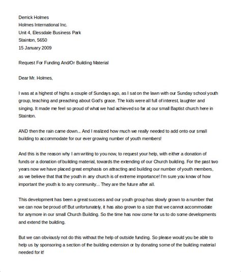Sample Fundraising Letter Template Business