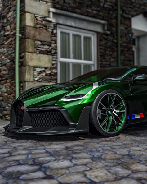 Bugatti The Bugatti Divos Ferocious Design In Striking Emerald As