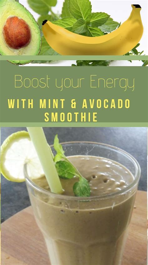Remember that the whole point of a diet is to make you feel better. Mint infused banana avocado smoothie | Recipe | Low ...