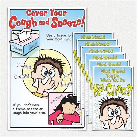Cover Your Cough And Sneeze Poster Andor Pamphlets Toucaned