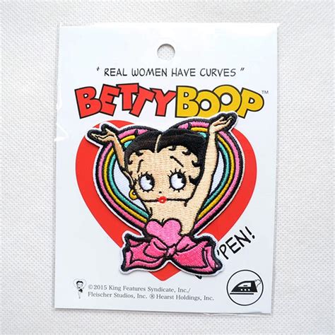 ワッペン ベティブープ Betty Boopハートandリボン ワッペン・アップリケ・ステッカー・バッジ通販 ワッペンストア本店