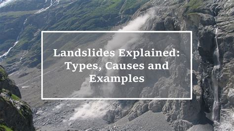 Causes Of Landslides
