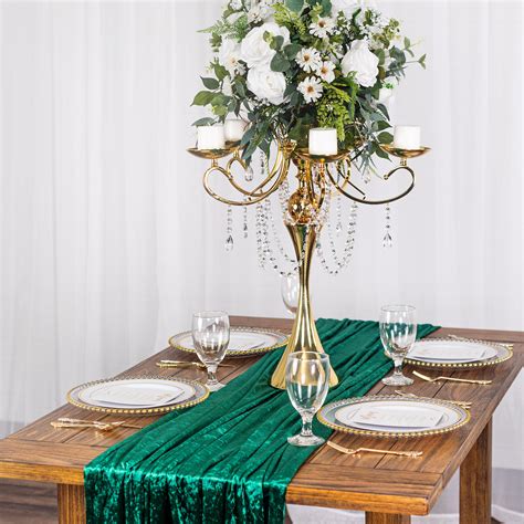 Wholesale Gold Hanging Crystal Candelabra Centerpiece Cv Linens