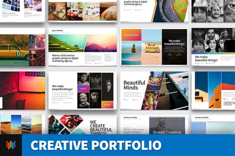 Creative Portfolio PowerPoint Template - PSlides
