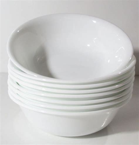 Corelle Set Of 8 White 6” Bowls Corelle Dishes Cereal Bowls Dessert