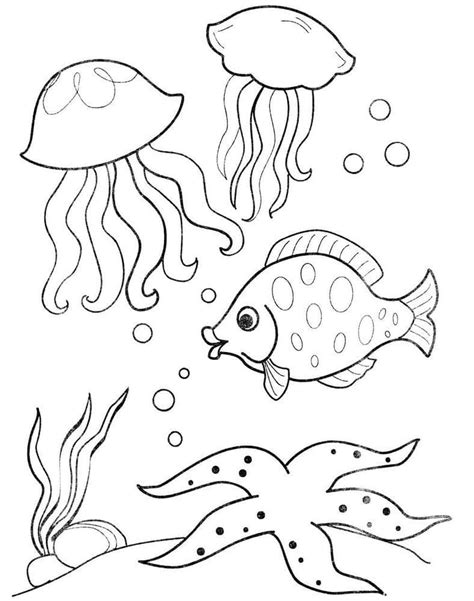 Amazing Ocean Scene Coloring Page Free Printable Coloring Pages For Kids