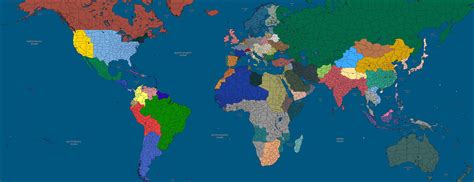 The World Map In 1960 Version 2 Rkaiserreich