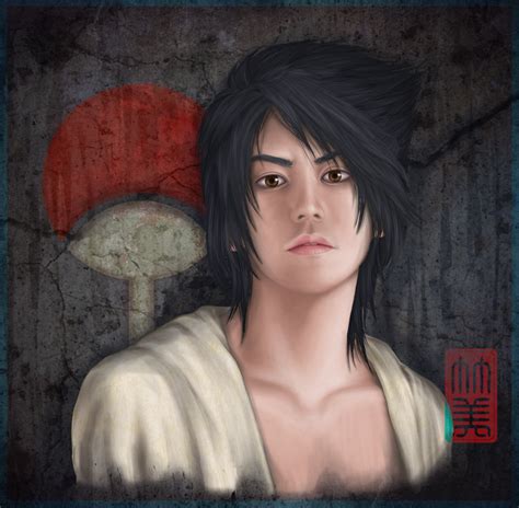 Nothing is more cooler than watching naruto moves in real life. Uchiha Sasuke semi realist by takemina | Guy drawing ...