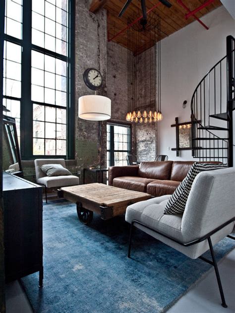 Best Industrial Living Room Design Ideas And Remodel Pictures Houzz