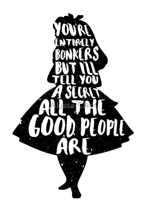 Alice in wonderland movie quotes makes you fall for the movie. "ALICE IN WONDERLAND | BONKERS | QUOTE | MAD HATTER ...