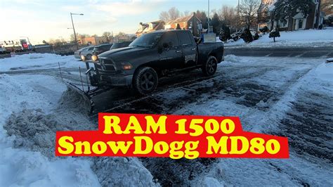 Snowdogg Md80 12 Ton Plowing Youtube