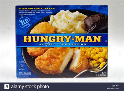 Maybe you would like to learn more about one of these? Packaging of Swanson Hungry Man Fried Chicken frozen TV ...