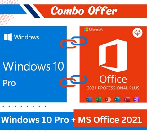 Combo Offer Windows 10 Pro Ms Office 2021 Pro Plus
