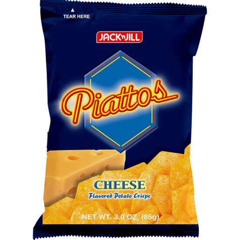 Jack N Jill Piattos Cheese 85g Chips And Crackers Walter Mart
