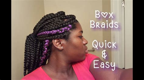 One particularly stylish look is a high and box braids are a protective hairstyle that is ideal for keeping natural hair healthy. 30 Box Braids in 2.5 Hours | Quick and Easy - YouTube