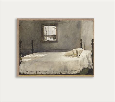 Andrew Wyeth Master Bedroom Poster Or Canvas Roll Print Etsy