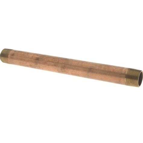Merit Brass Long Pipe Threaded Brass Pipe Nipple MSC Industrial Supply