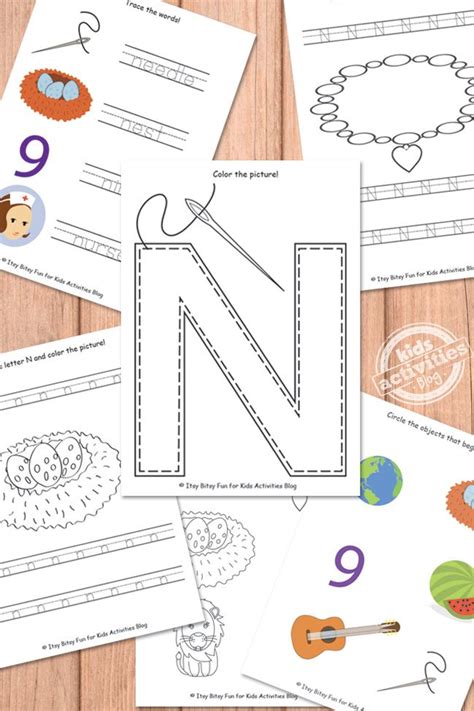 Letter N Worksheets Free Kids Printable | Kids Activities Blog | Letter