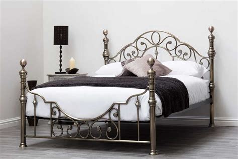 Canterbury Vintage Antique Brass Metal Bed Frame Double King Size
