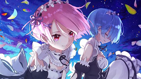 54662 Rezero Starting Life In Another World Hd Wallpaper Rem Re