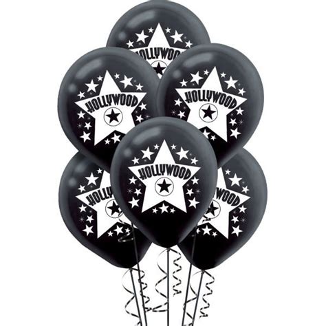 Hollywood Balloons 15ct Hollywood Party Theme Party City Balloons