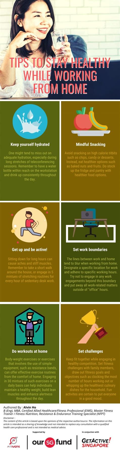 Tips To Stay Healthy While Working From Home Fitivate