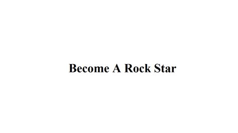 Become A Rock Star攻略（到09版本） 哔哩哔哩