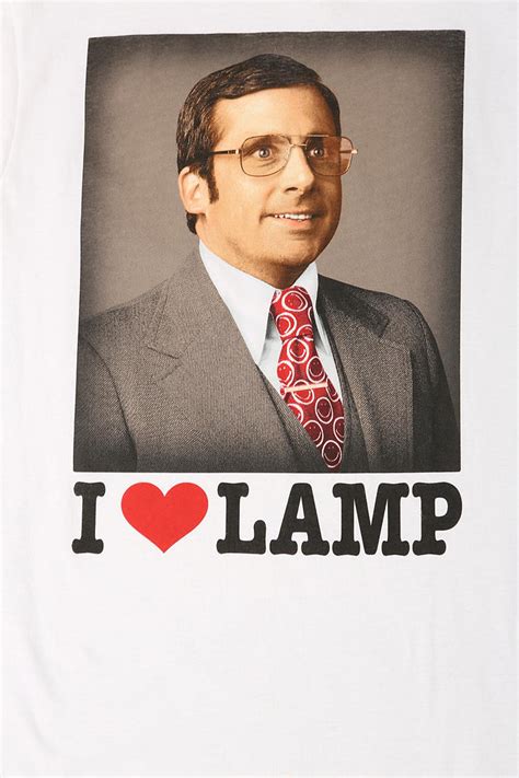 lyst urban outfitters anchorman i love lamp tee in white for men