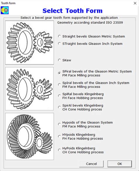 Bevel Gears Tooth Form And Basic Rack