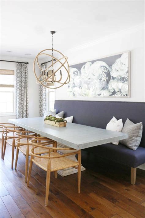 For dining environments with children, we recommend utilizing bench seating instead of chairs. Fitted Kitchen Bench Seating ... | Dining table with bench ...