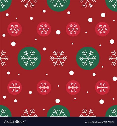 Christmas Seamless Pattern For Use As Wallpaper Vector Image