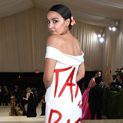Aoc Turned Around And Made The Ultimate Statement At Her First Met Gala “tax The Rich