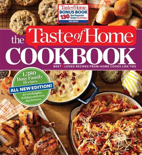 Taste Of Home Cookbook 4th Edition With Bonus Hardcover