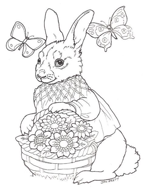 Easter Egg Mural Girl Bunny Easter Coloring Pages Coloring Pages