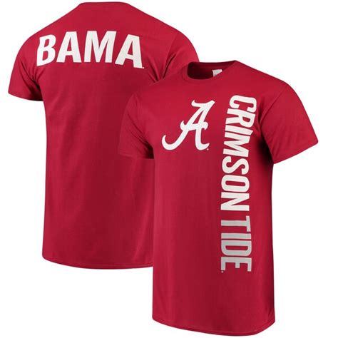 Alabama Crimson Tide Crimson Fusion T Shirt Official Alabama Crimson