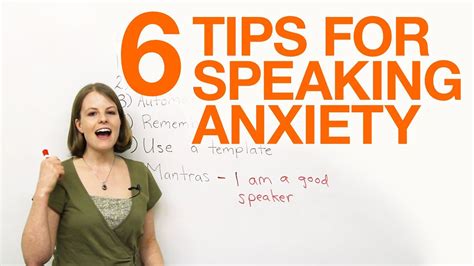 6 Tips For Dealing With Speaking Anxiety Youtube