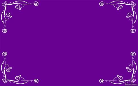 Download Purple Elegant Borders Simple Border Background For By