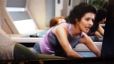 Deanna Troi And Beverly Crusher Exercising In Tights The Price Star