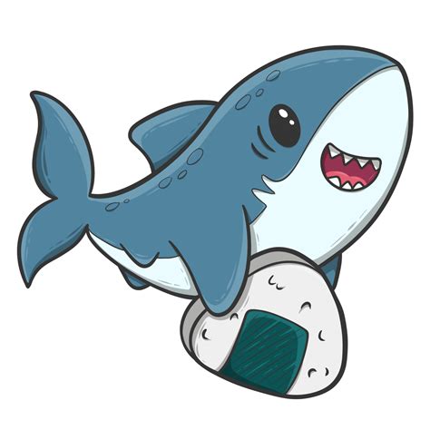Cute Shark Cartoon 28702200 Png