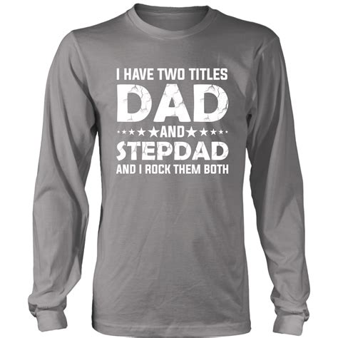 Best Dad And Stepdad Cute Fathers Day T From Wife Ls Shirt