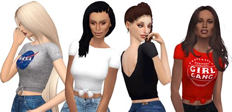 Moonflowersims Ts4 Missparaply Luna Top New Mesh By Me 38