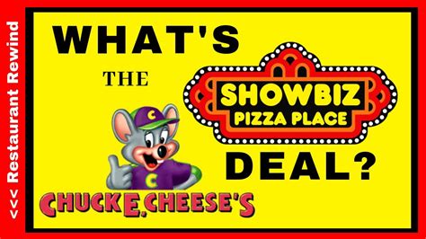 Chuck E Cheese And Showbiz Pizza Whats The Deal Youtube