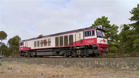 Scts Csr005 Light Engine Poathtv Australian Trains And Railways Youtube