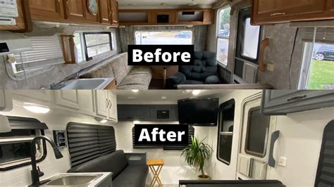 Before And After Rv Renovation Complete Rv Remodel Youtube