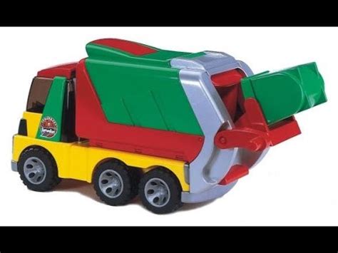 Camino y sendero lleno de basura. juguetes camiones de basura, dibujos animados para los niños - YouTube