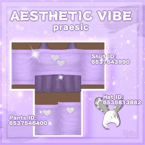 Here Are Four Soft Aesthetic Purple Roblox Outfits With Matching Hats If You Have Any Questions
